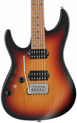 Linkshandige elektrische gitaar Ibanez AZ2402L TFF Prestige Japan LH - Tri-fade burst flat  