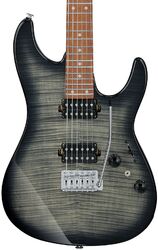 Elektrische gitaar in str-vorm Ibanez AZ24S1 Standard - transparent black sunburst