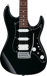 Elektrische gitaar in strat vorm Ibanez Standard AZES40B BBK - black