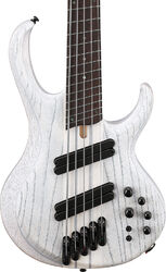 Solid body elektrische bas Ibanez Bass Workshop BTB865MS TWF 5-String - transparent white flat