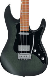 Elektrische gitaar in str-vorm Ibanez Erick Hansel EH10 TGM Premium +Bag - Transparent green matte