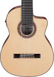 Klassieke gitaar 4/4 Ibanez GA3008CE NT 8-String - Natural High Gloss