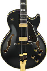 Hollow bodytock elektrische gitaar Ibanez Prestige George Benson GB10 BK (Japan) - Black