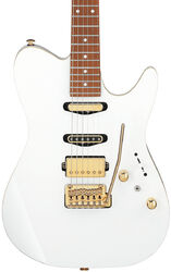 Televorm elektrische gitaar Ibanez Lari Basilio LB1 WH (Japan) - white