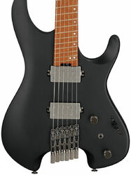 Metalen elektrische gitaar Ibanez QX52 BKF Quest - Black flat