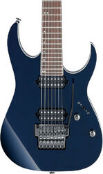 Bariton elektrische gitaar Ibanez Prestige Japan RG2027RXL DTB 7-String - Dark tide blue