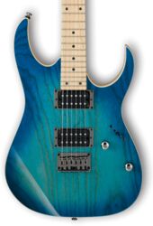 Elektrische gitaar in str-vorm Ibanez RG421AHM BMT Standard - Blue moon burst