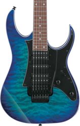 Elektrische gitaar in strat vorm Ibanez Standard RG450QMB SPB - sapphire blue