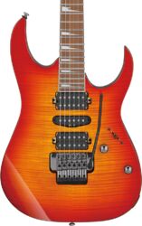 Elektrische gitaar in strat vorm Ibanez Standard RG470DXFM CS - Cherry sunburst
