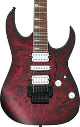 Elektrische gitaar in strat vorm Ibanez Standard RG470DXW WZM - Wine red frozen matte