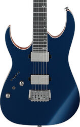 Elektrische gitaar in strat vorm Ibanez Prestige Japan RG5121RL DBF LH - Dark tide blue flat