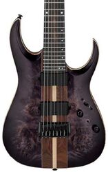 Elektrische gitaar in strat vorm Ibanez Premium RGA217P1PB DRL 7-String - Deep twilight burst