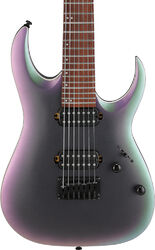 Elektrische gitaar in strat vorm Ibanez Standard RGA742EX BAM 7-String - Black aurora burst matte