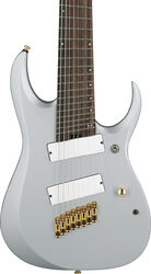 8 en 9 snarige elektrische gitaar Ibanez RGDMS8 CSM Axe Design Lab 8-String - Classic silver matte
