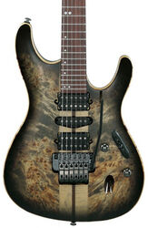 Elektrische gitaar in str-vorm Ibanez S1070PBZ CKB Premium - CHARCOAL BLACK BURST