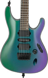 Elektrische gitaar in str-vorm Ibanez S671ALB BCM Axion Label - Blue chameleon
