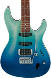 Elektrische gitaar in strat vorm Ibanez Standard SA260FM BRG - Blue reef gradation