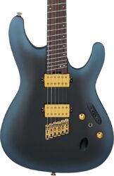 Multi-scale gitaar Ibanez Axe Design Lab SML721 MAM - Midnight arctic ocean matte