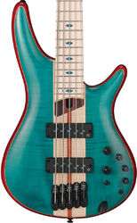 Solid body elektrische bas Ibanez Premium SR1425B CGL 5-String - Caribbean Green