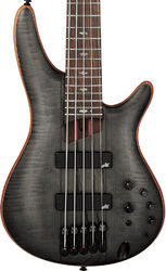Solid body elektrische bas Ibanez Premium SR1455DW TGF 5-String - Transparent Gray Flat