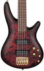 Solid body elektrische bas Ibanez Standard SR305EDX WZM 5-String - Wine red frozen matte