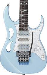 Elektrische gitaar in str-vorm Ibanez Steve Vai PIA3761C BLP Japan - Blue powder