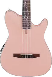 Klassieke gitaar 4/4 Ibanez Tim Henson TOD10N PAF - Pearl pink flat