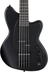 Solid body elektrische bas Ibanez Talman Bass Standard TMB425B BKF 5-String - Black flat