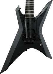 7-snarige elektrische gitaar Ibanez XPTB720 BKF Iron Label - Black flat