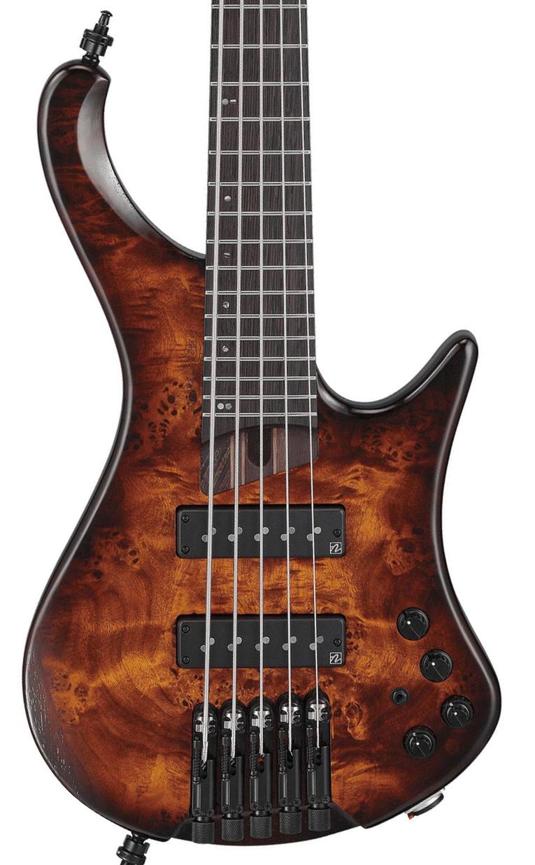 Elektrische reisbas Ibanez EHB1505S DEL Workshop 5-String - Dragon eye burst low gloss