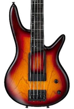 Solid body elektrische bas Ibanez Gary Willis GWB205 TQF 5-String (Fretless) - Tequila sunrise flat