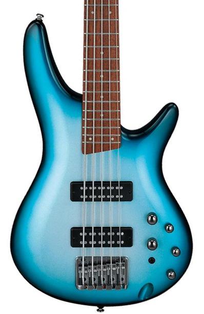 Solid body elektrische bas Ibanez Standard SR305E DOT 5-String - Deep ocean metallic
