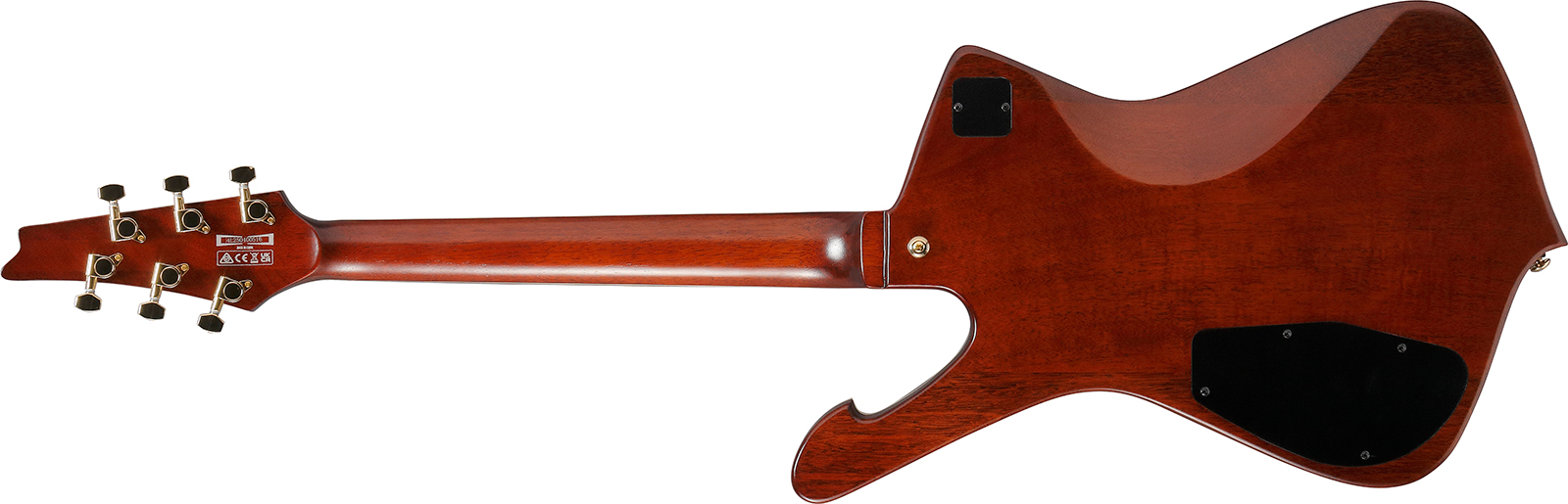 Ibanez Ic420mfm Cml Iceman 2h Ht Mn - Caramel Burst Low Gloss - Retro-rock elektrische gitaar - Variation 1