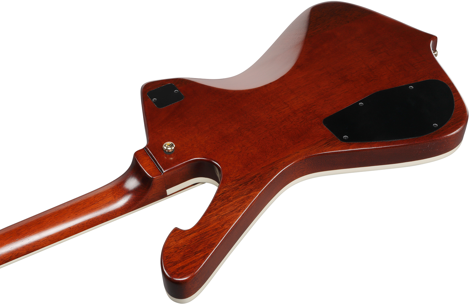 Ibanez Ic420mfm Cml Iceman 2h Ht Mn - Caramel Burst Low Gloss - Retro-rock elektrische gitaar - Variation 3