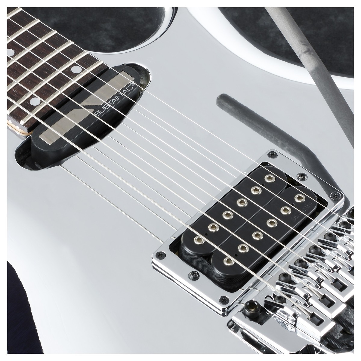 Ibanez Joe Satriani Js1cr Signature Japon H Sustainiac Fr Rw - Chrome Boy - Guitarra eléctrica de doble corte. - Variation 2
