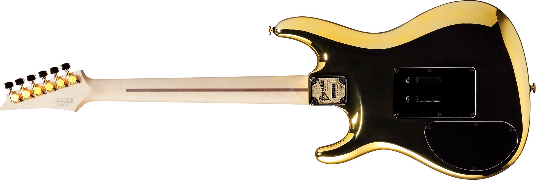 Ibanez Joe Satriani Js2gd Jap Signature 2h Dimarzio Fr Rw - Gold - Elektrische gitaar in Str-vorm - Variation 1