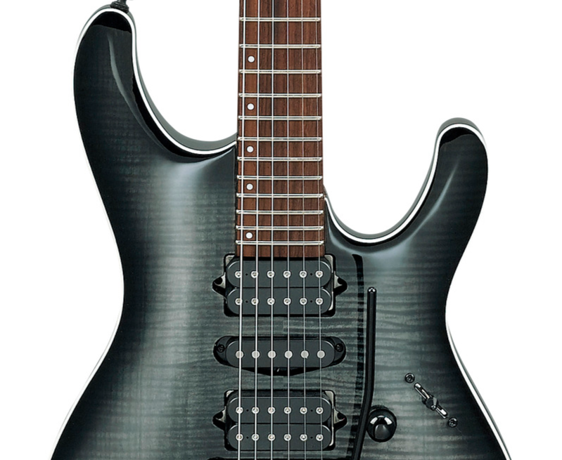 Ibanez Kiko Loureiro Kiko10bp Tgb Premium Signature Hsh Fr Pp - Trans Gray Burst - Elektrische gitaar in Str-vorm - Variation 2