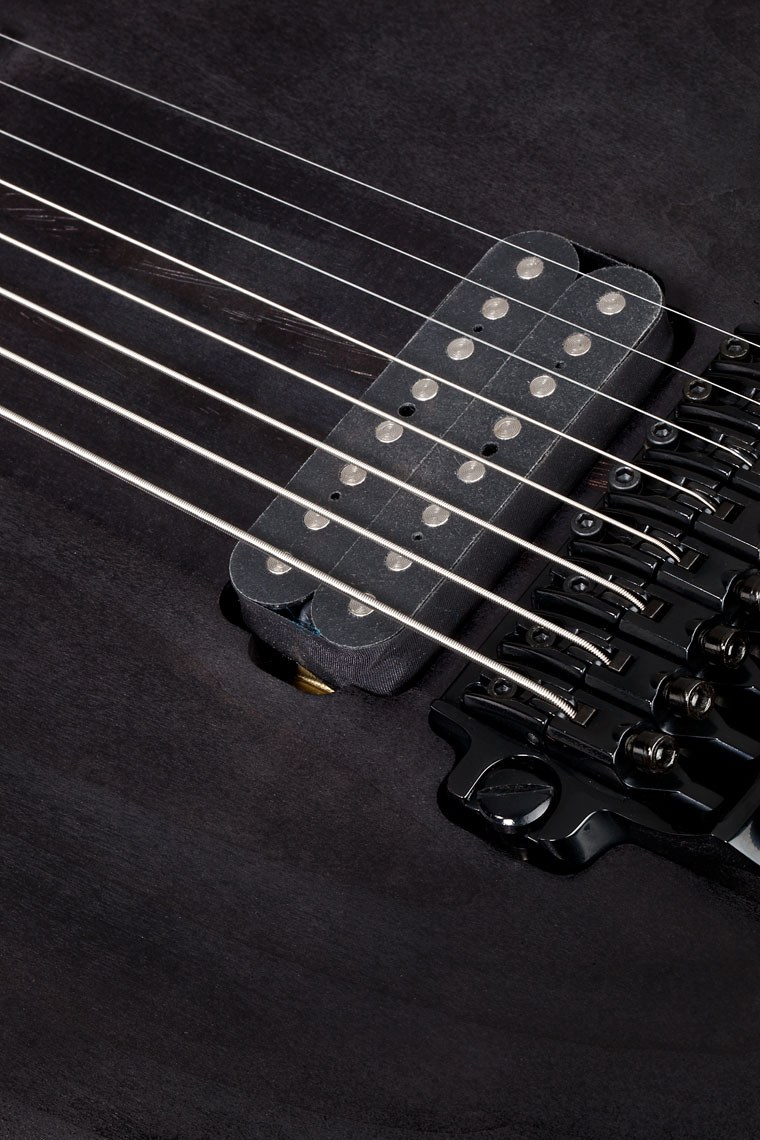 Ibanez Marten Hagstrom Meshuggah M8m Prestige Japon Signature H Ht Eb - Black - Bariton elektrische gitaar - Variation 5