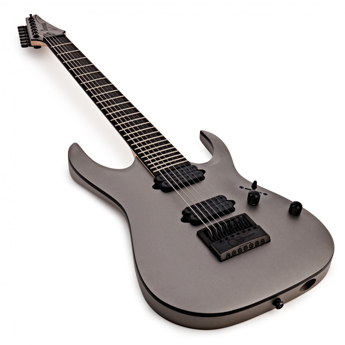 Ibanez Munky Apex30 Signature 7c Hh Dimarzio Ht Eb - Metallic Gray Matte - 7-snarige elektrische gitaar - Variation 2