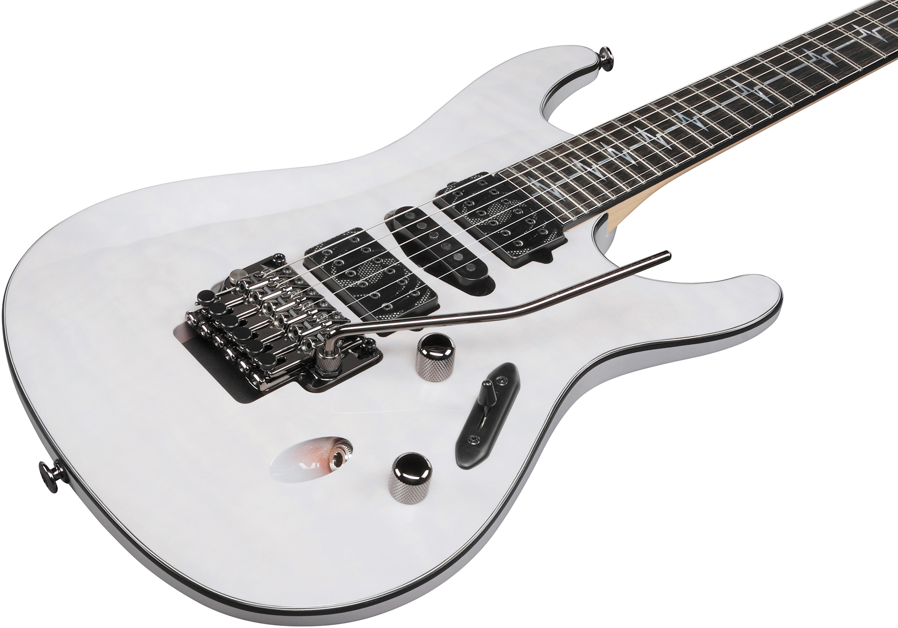 Ibanez Nita Strauss Jivax2 Gh Jap Signature Hsh Dimarzio Fr Eb - Ghost - Elektrische gitaar in Str-vorm - Variation 2