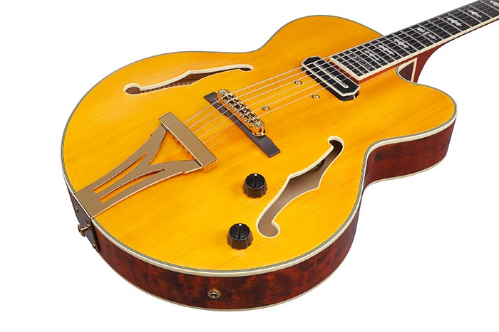 Ibanez Pat Metheny Pm3c Nal Signature 1s Ht Eb - Natural Amber Low Gloss - Hollow bodytock elektrische gitaar - Variation 2