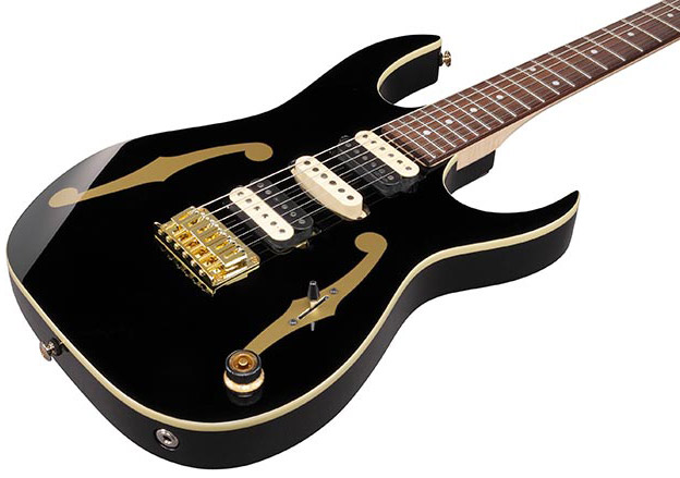 Ibanez Paul Gilbert Pgm50 Bk Premium Signature Hsh Dimarzio Ht Rw - Black - Kenmerkende elektrische gitaar - Variation 2