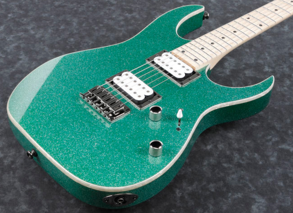 Ibanez Rg421msp Tsp Standard Ht Hh Mn - Turquoise Sparkle - Elektrische gitaar in Str-vorm - Variation 2