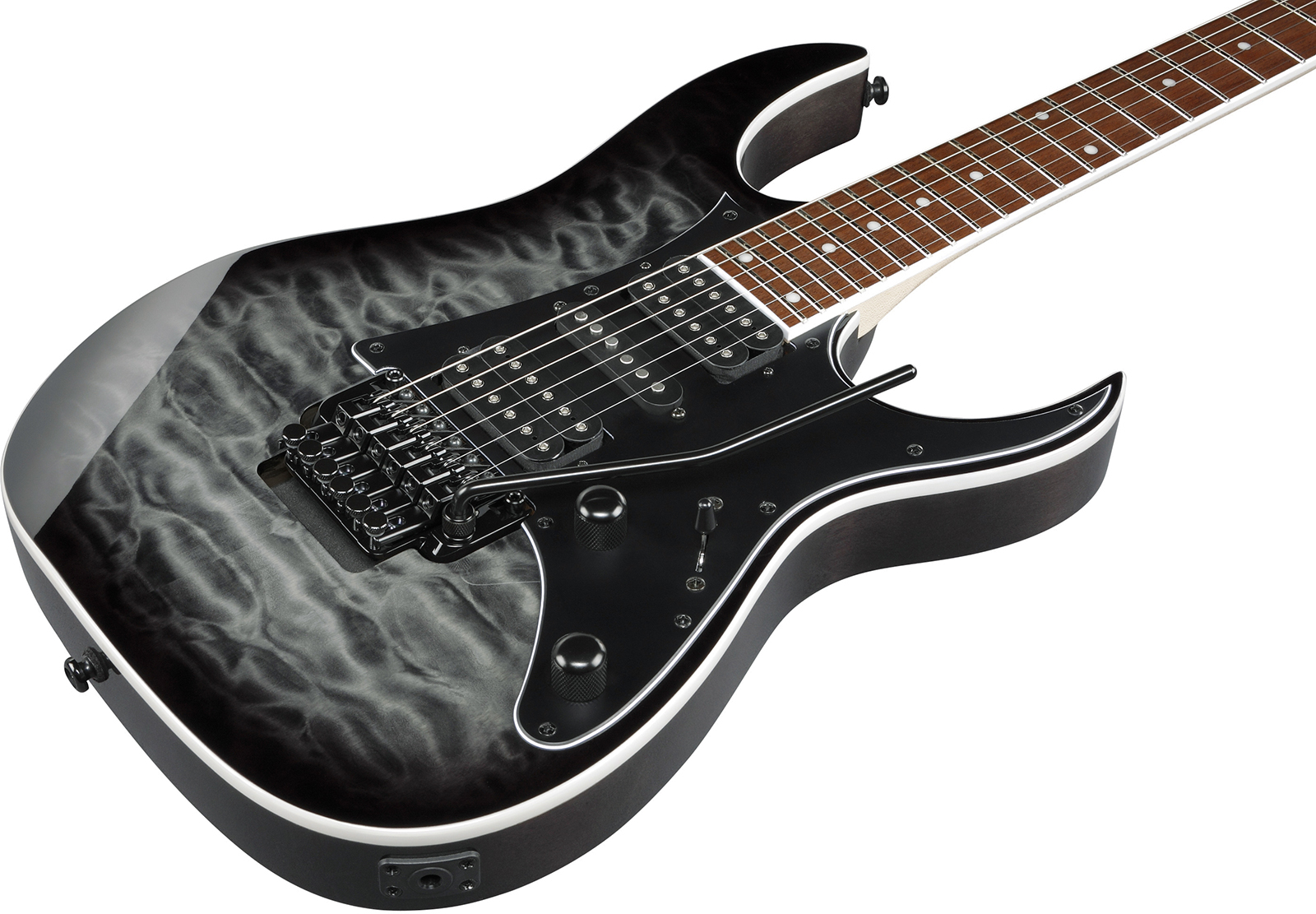 Ibanez Rg450qmb Tgb Standard Hsh Trem Jat - Transparent Gray Burst - Elektrische gitaar in Strat vorm - Variation 2