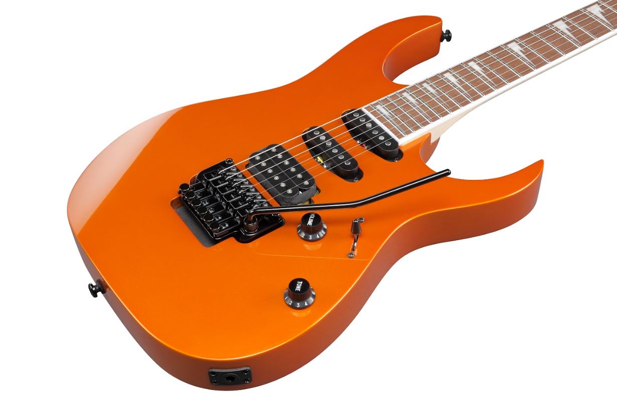 Ibanez Rg460dxrom Trem Hss Ja - Roadster Orange Metallic - Elektrische gitaar in Str-vorm - Variation 2