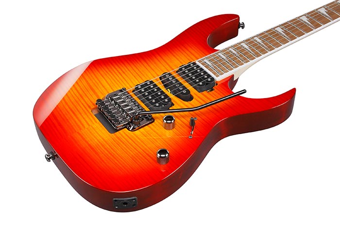 Ibanez Rg470dxfm Cs Standard Hsh Fr Jat - Cherry Sunburst - Elektrische gitaar in Strat vorm - Variation 2