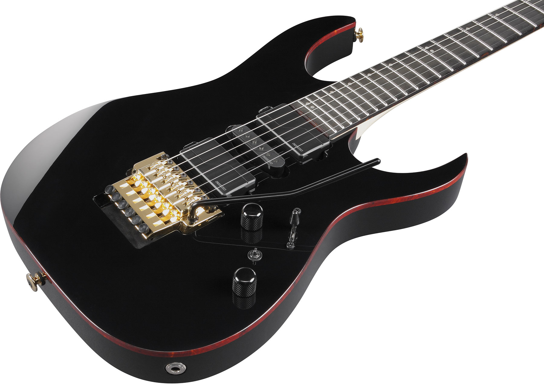 Ibanez Rg5170b Bk Prestige Jap Hsh Fishman Fluence Fr Ht Eb - Black - Elektrische gitaar in Str-vorm - Variation 2