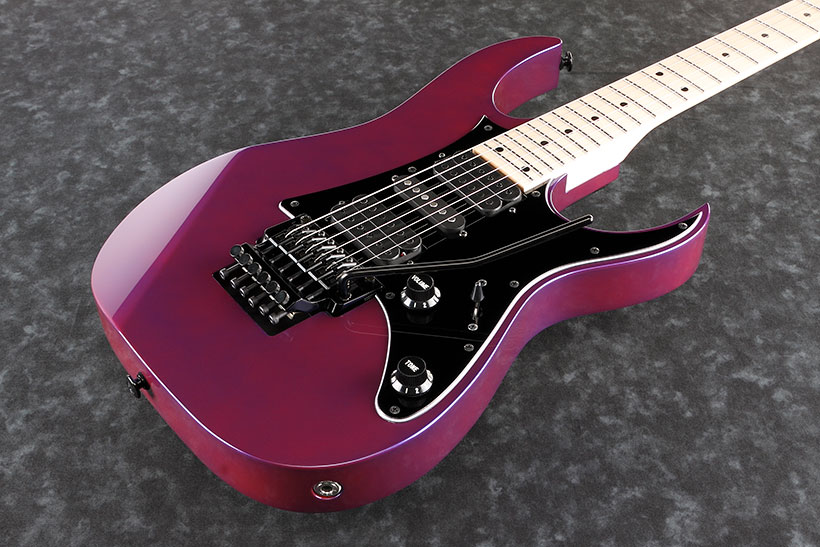 Ibanez Rg550 Pn Genesis Japon Hsh Fr Mn - Purple Neon - Elektrische gitaar in Str-vorm - Variation 1