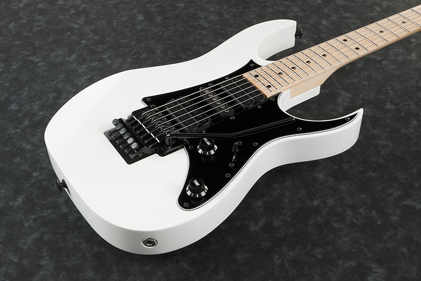 Ibanez Rg550 Wh Genesis Japan Hsh Fr Mn - White - Elektrische gitaar in Str-vorm - Variation 1