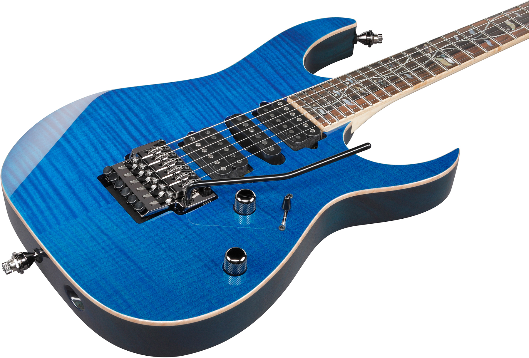 Ibanez Rg8570 Bre J.custom Jap Hsh Dimarzio Fr Eb - Royal Blue Sapphire - Elektrische gitaar in Str-vorm - Variation 2